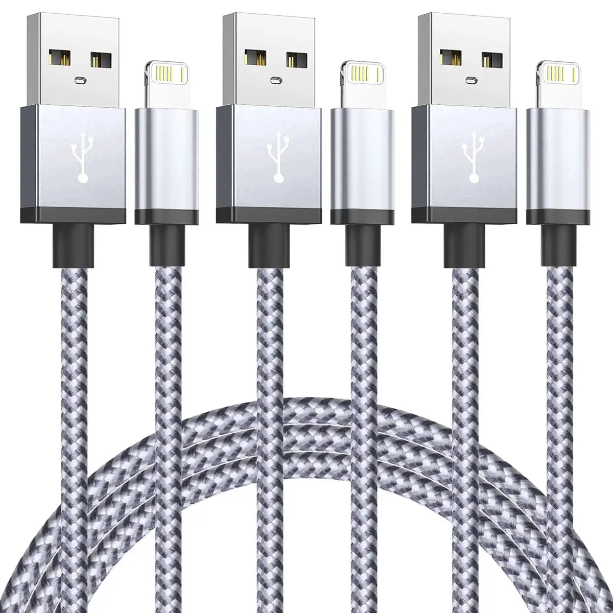 Fast Charging USB Charger Cable For iPhone 14 13 12 11 Xs Max Xr X 8 7 6 Plus iPad Origin Mobile Phone Long Data Cord 1m 2m 3m