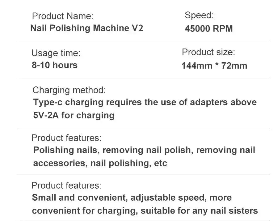 Precision Nail Drill for Professionals — product view 17