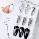 Sculpted Metal Gel Nail Polish Metallic Gold Silver Shine