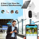 Smart Solar Security Camera for Home Use