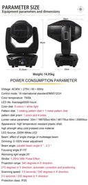 150W/160W/200W Versatile 3-in-1 LED Moving Head Light
