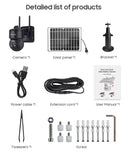 SHIWOJIA 8W 6MP Solar Camera 4G SIM 12X ZOOM CCTV Video