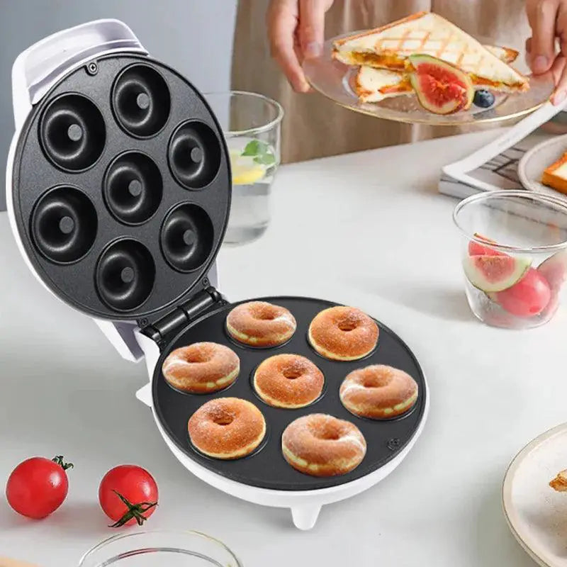 Mini Donut Maker Machine Nonstick Surface For Kids Desserts