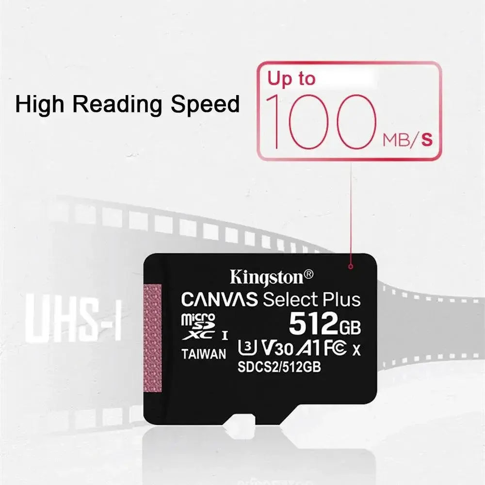 Kingston Canvas Select Plus MicroSD Card High Speed Storage