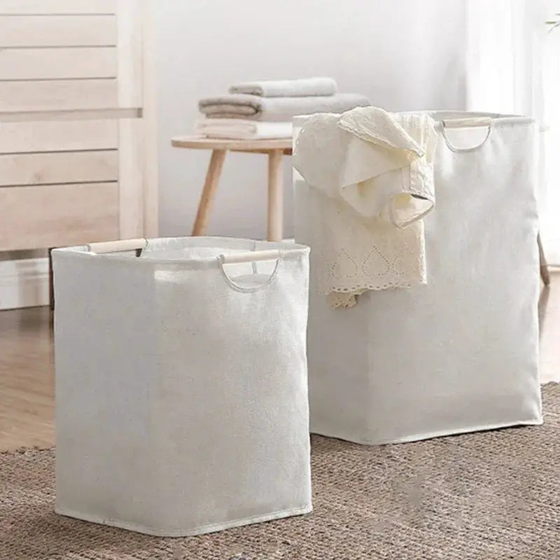 Capacity Storage Dirty Clothes Basket Portable Box 60L