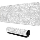 Colorful Art Mouse Pad: Smooth Surface, Secure Grip, Durable Edges