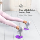 Core Workout Sliders Portable Dual Sided Exercise Discs