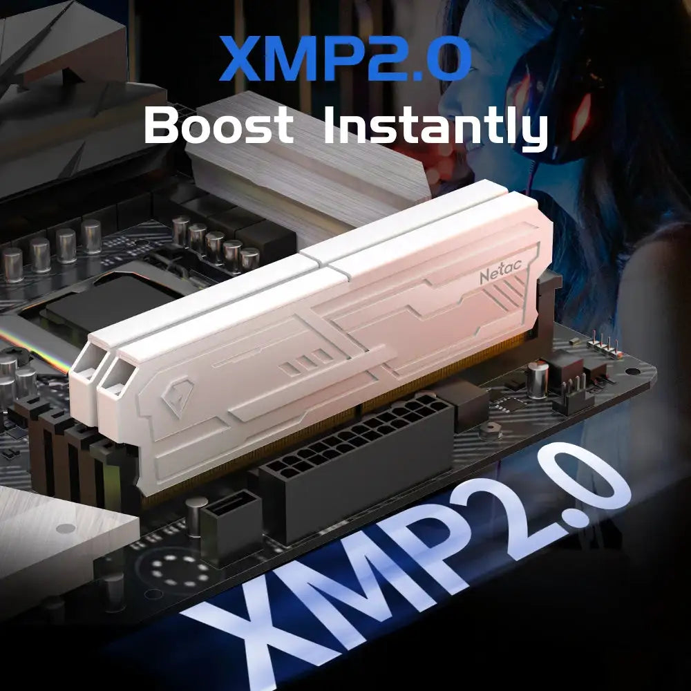 Netac DDR4 RAM Memory 3200MHz 3600MHz Dual Channel 8Gx2 16Gx2 High-quality ICS Shadow III DDR4 XMP 2.0 Freeshipping for Desktop
