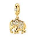 Charm Beads Sterling Silver Golden