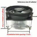 Cpu Heatsink Supports Desktop Cpu