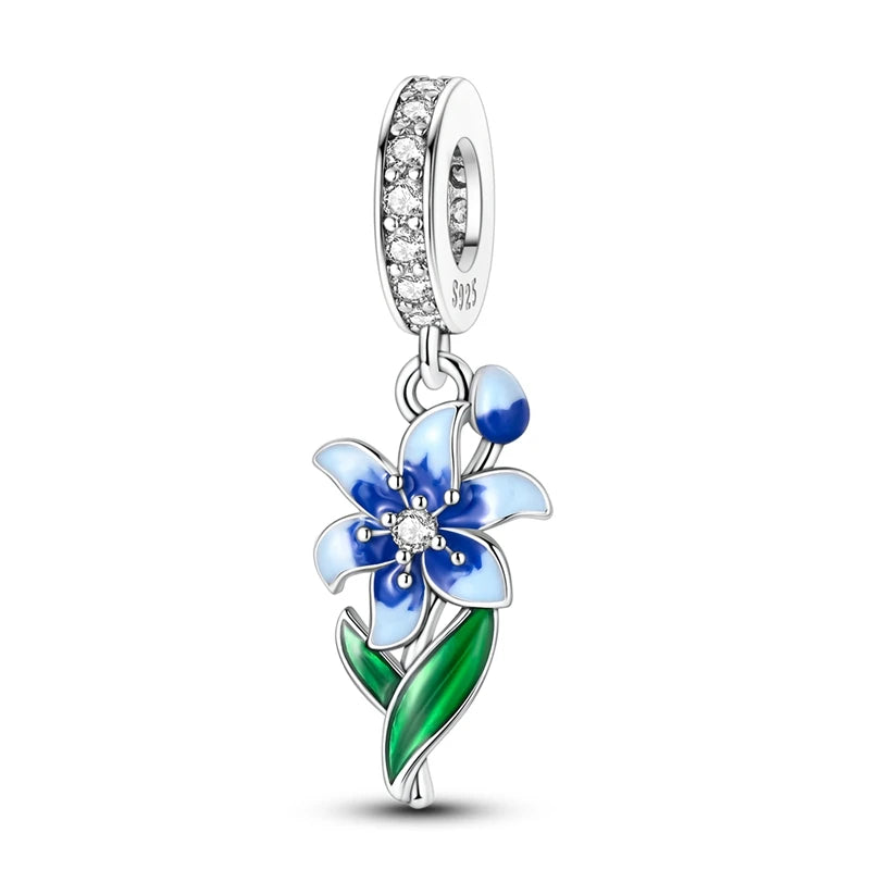 Sterling Silver Charm Pendant Bead