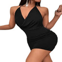 Y2K Halter Backless Mini Dress for Women