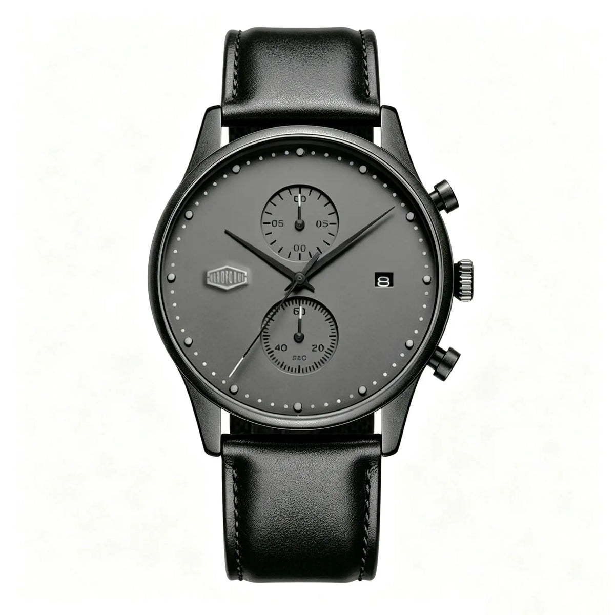 Premium Black Chronograph Watch — product image 9