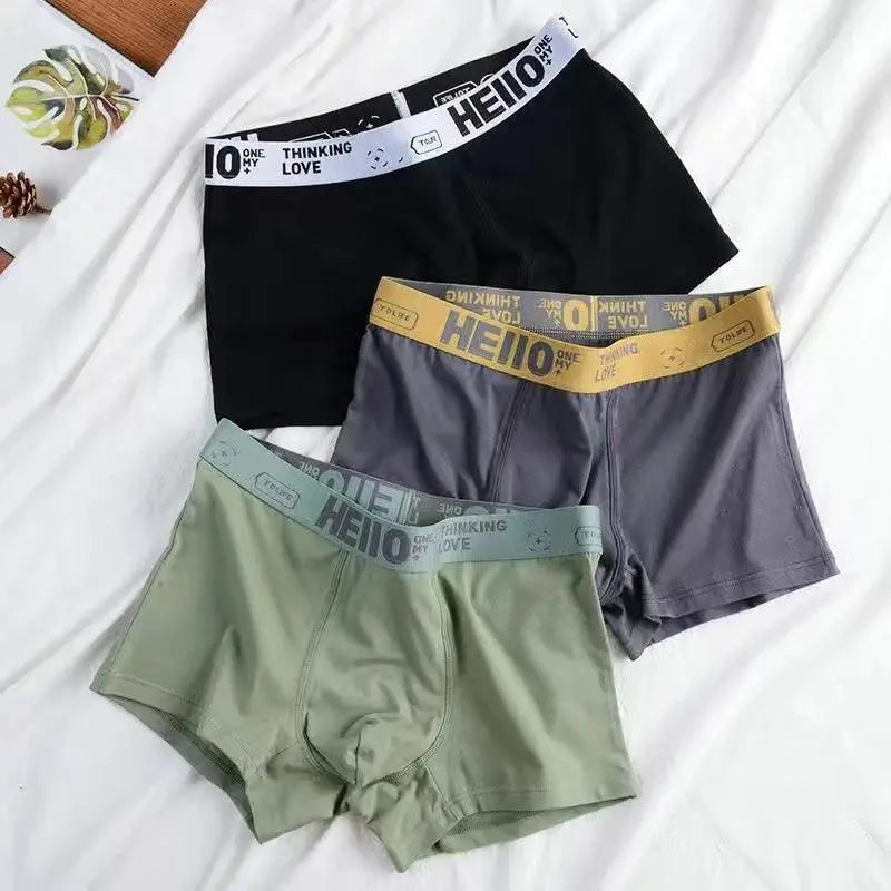 Cotton Boxer Briefs Comfortable U Convex Plus Size Underwear