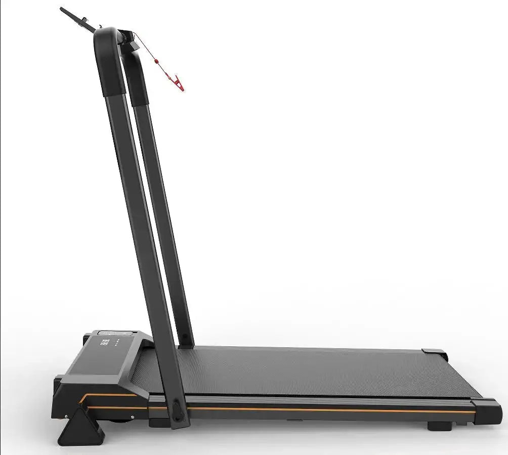 2-in-1 Foldable Under Desk Treadmill, Portable Mini Walking Pad with LED Display, Compact Electric Running Machine for Homepromo