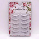 Crisscross 3D Faux Mink Eyelashes Set - 5 Pairs Glamorous