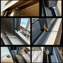 Aluminum Window Locks - Anti Theft Child Guard
