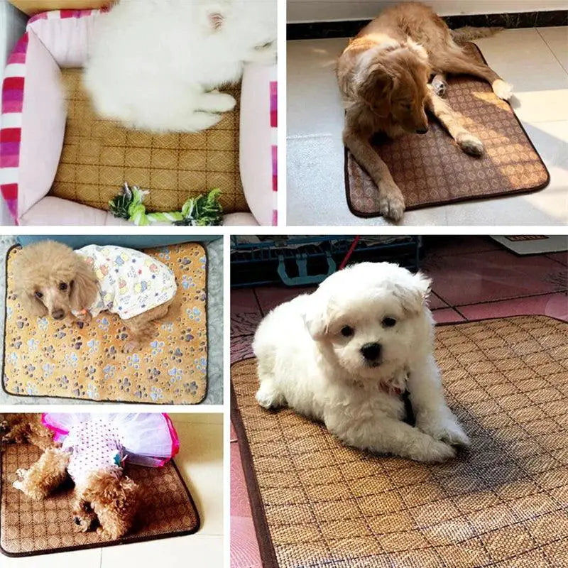 Dog Cooling Mat Breathable Washable Summer Pet Blanket