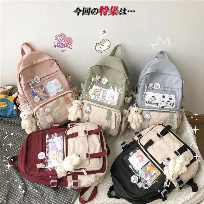Adorable Waterproof Backpack for Teen Girls Travel Style