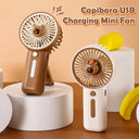 Capybara Handheld Fan - Powerful Summer Cooling