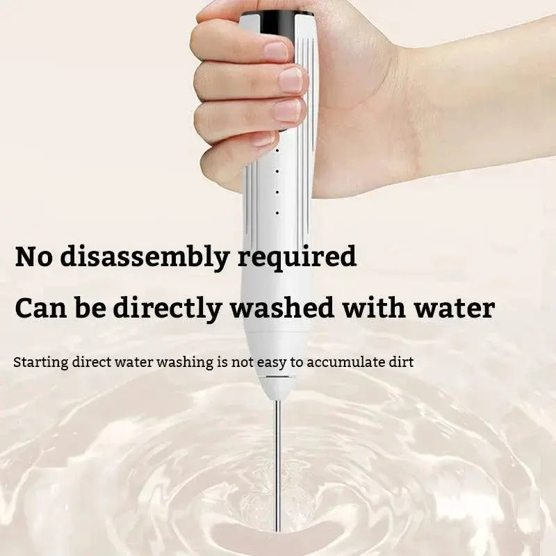 USB Rechargeable Milk Frother For Cafe Quality Foam At Home
