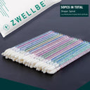 Crystal Beauty Tool Eyelashes Brush Comb Set for Makeup