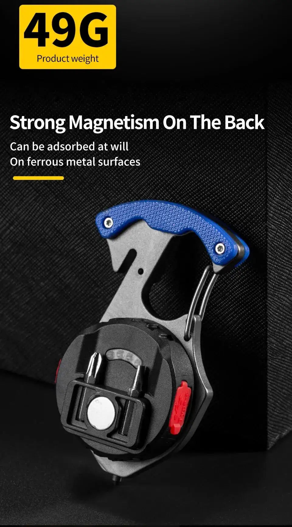 Compact Multi Function Keychain Flashlight With Modes — product view 10
