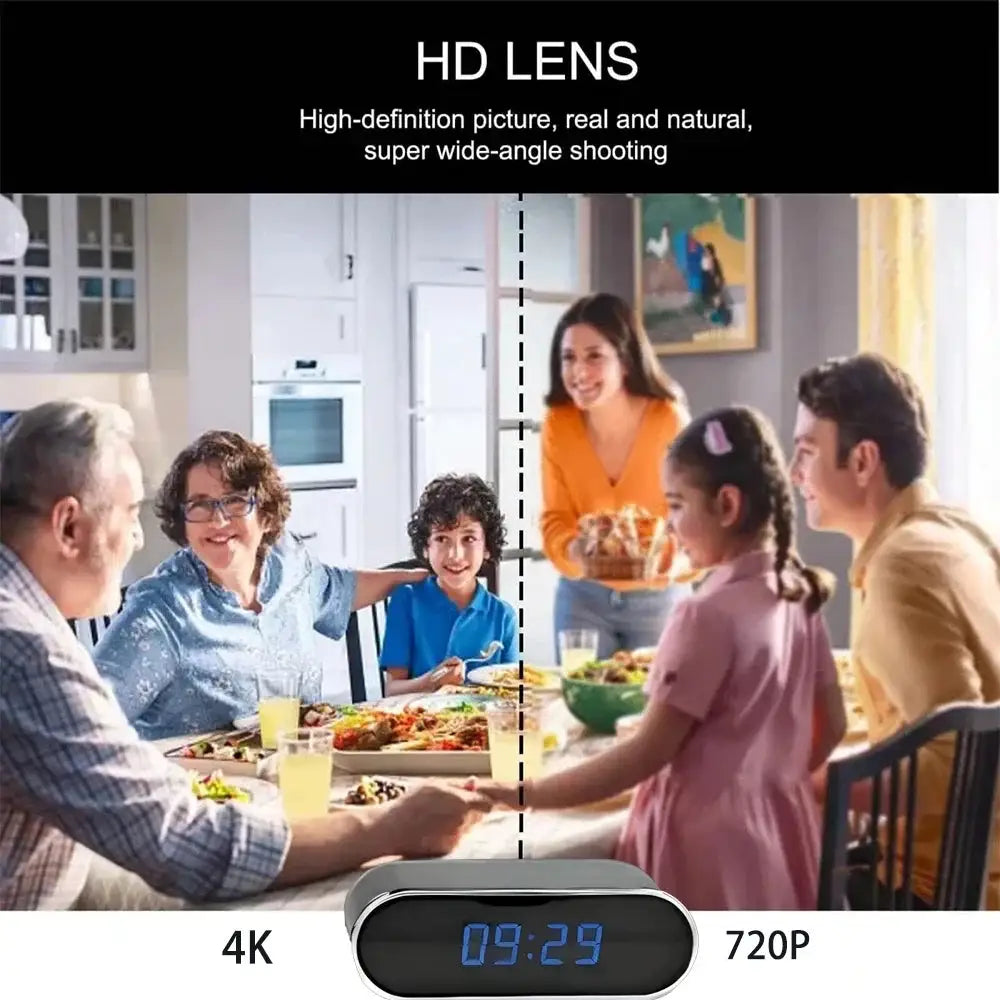 New Upgraded Version, 4K FHD Mini Camera, Improved Clarity, Infrared Night Vision, Mobile Detection, WIFI Remote Viewing