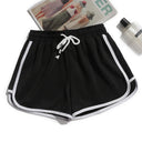 Yoga Shorts Women Breathable Mid Waist Loose Fit
