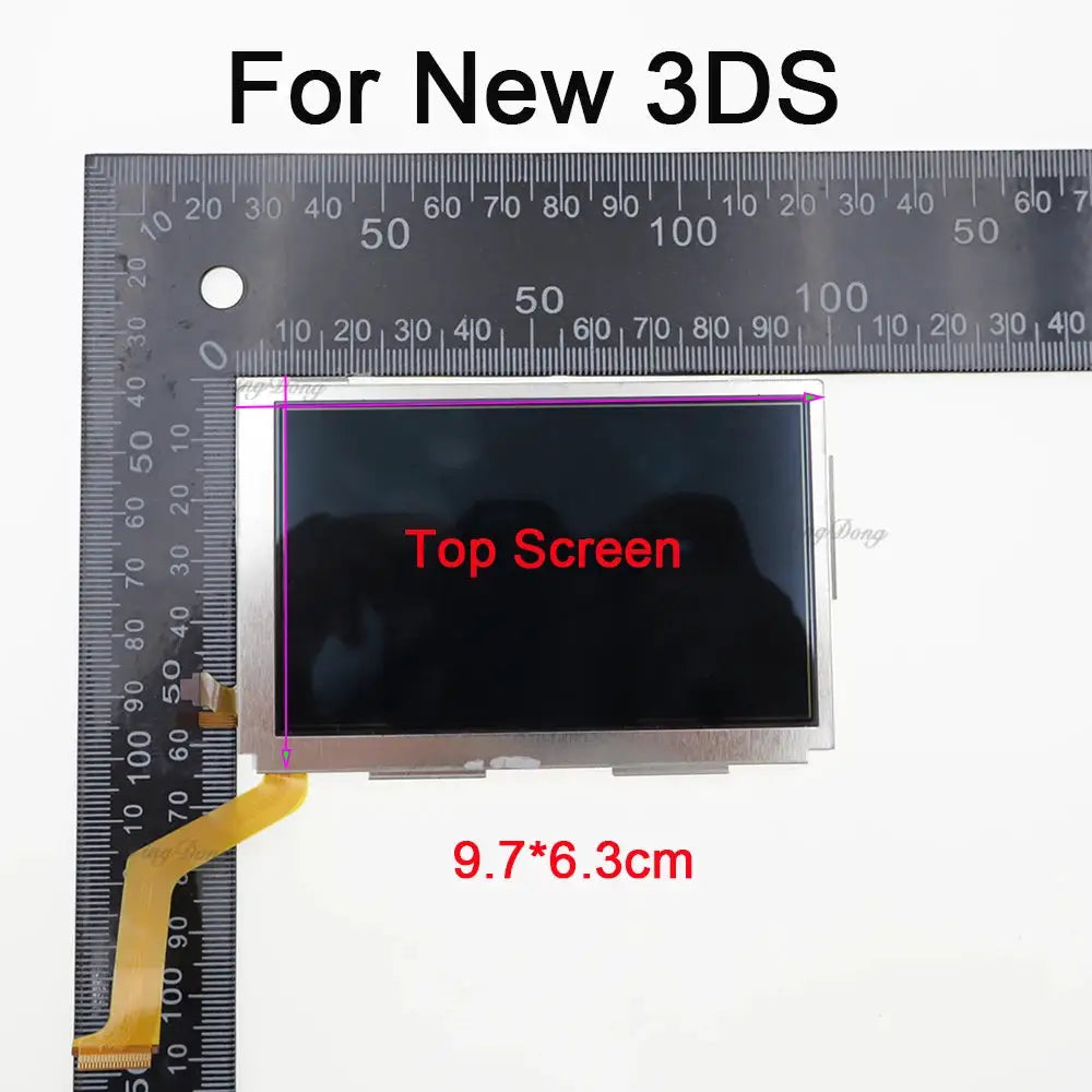 1PC/1Set Top Upper and Bottom Lower LCD Display Screen For New 3DS New 3DS XL LL controller Glass Display Screen Touch Digitizer