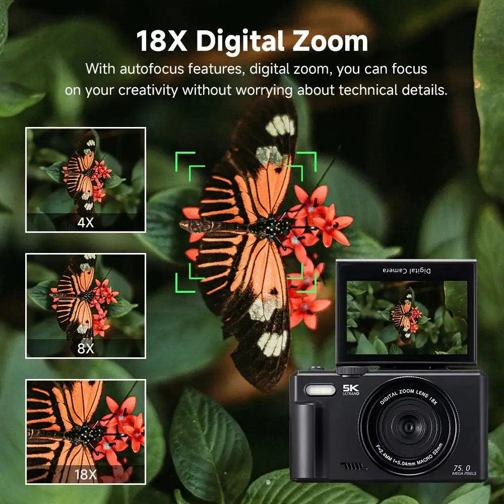 Vintage Vlog Digital Camera — product view 4