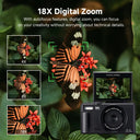 75MP Digital Camera 5K Video Recorder