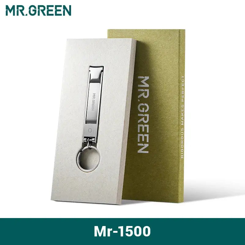MR.GREEN Ultra-Thin Nail Clippers Collapsible Portable Travel Fingernail Nail Scissors Cutter Stainless Steel Manicure Tools