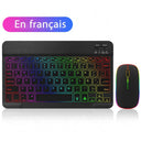 EMTRA Multilingual Backlit Keyboard Mouse Portable Power