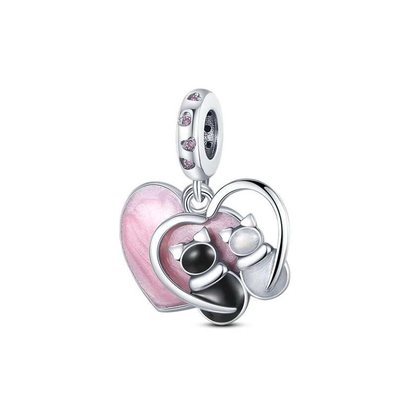Sterling Silver Inlaid Zircon Beads