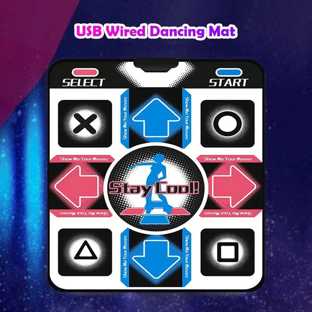USB Wired Dance Mats Non Slip Dancing Pad for Fitness