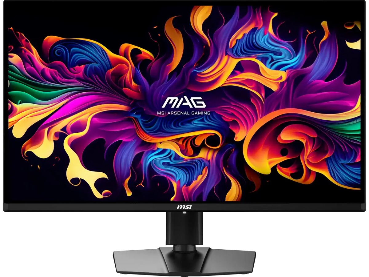 MSI 32" (31.5" viewable) UHD 4K 165Hz with AMD FreeSync Premium Pro 0.03ms HDR400 USB-C OLED Gaming Computer Monitor with Height Adjustable, Pivot, Swivel & Tilt stand MAG 321UP QD-OLED