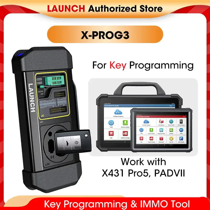LAUNCH X431 XPROG3 Car Key Programmer Obd2 Scanner XPROG3 Immobilizer Smart Keys Remote X Prog3 For Launch Pro X431 V PLUS
