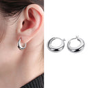 Sterling Silver Earrings Piercing Vintage