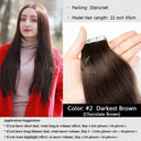 Fine Hair Transformation Seamless Skin Weft Tape Extensions