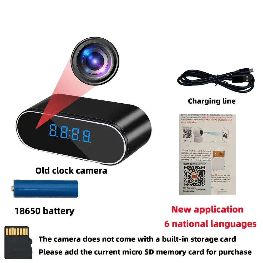 New 4KHD Mini WiFi Camera for Improved Clarity, Infrared Night Vision, Remote Viewing, Motion Detection, Wireless Mini Camera by stepyours.com