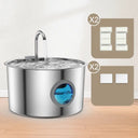 Rechargeable Stainless Steel Pet Water Fountain