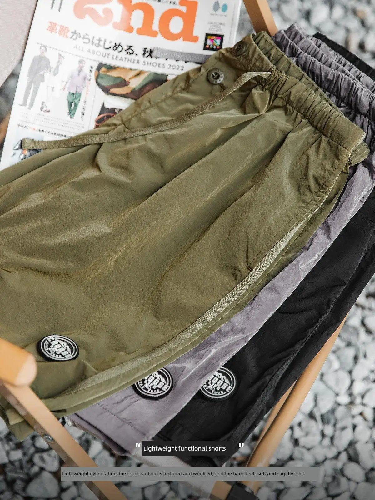 Madeng Mountain Adventure Outdoor Pants Ruched Texture Style