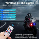 Auto Wireless LED Strobe Light Kit
