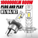 Led Headlight Bulbs Mini Wireless CSP for Car Headlamp Auto