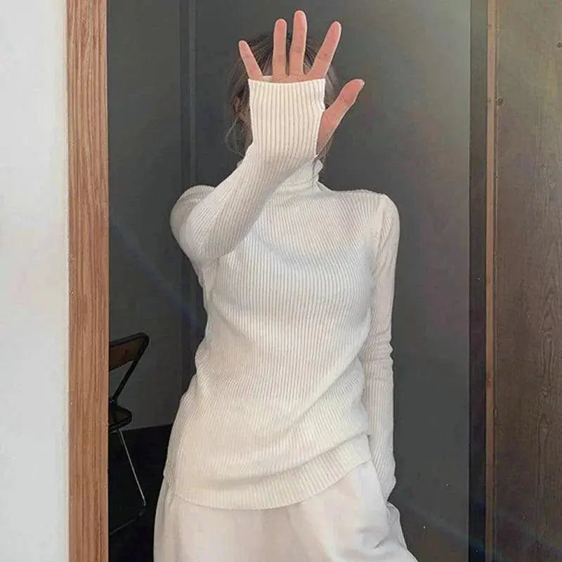 Korean Style Turtleneck Sweater Winter Fashion Essential