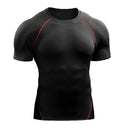 Compression T Shirt Men Summer Sportswear Gym Tee