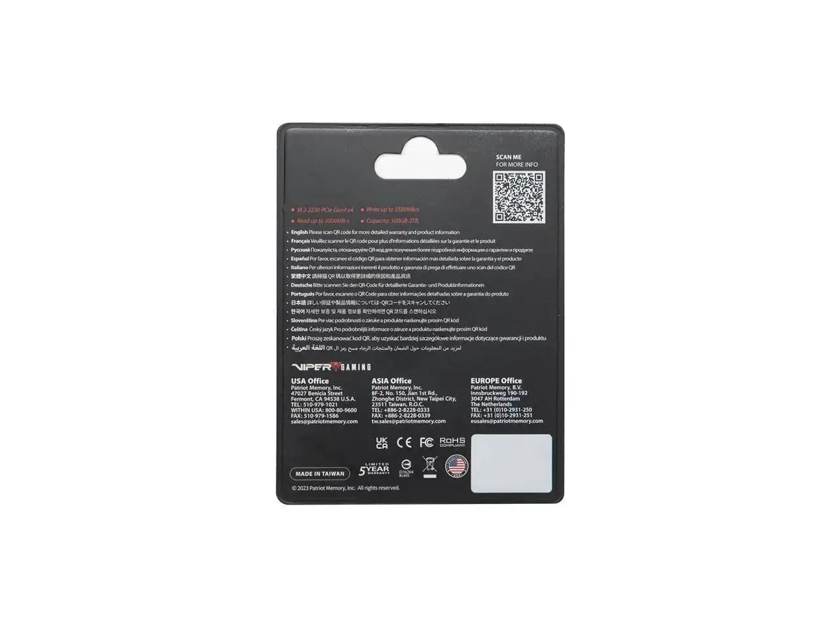 Patriot VP4300 1TB M.2 2230 SSD