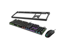 MSI Forge Combo RED US - Gaming RGB Keyboard & Mouse Set, Full Keys Anti-Ghosting, DPI Optical Sensor, RGB, up to DPI, Black