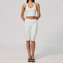Yoga Capris Set Women Push Up Support 2pc